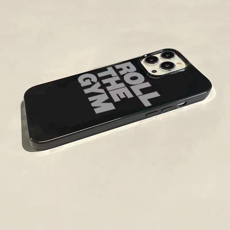 Simple and atmospheric English letters Phone Case For iPhone 14 13 12 11 Pro Max XR XS X 7 8 Plus Luxury Soft Back Cover Case