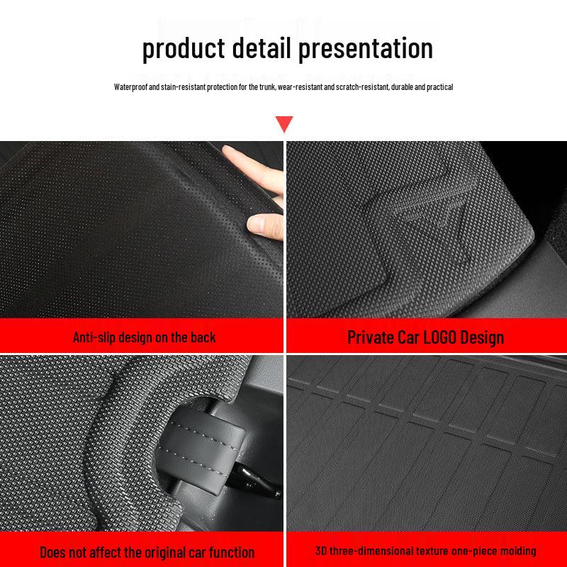 Tesla Model Y/3 Waterproof Front and Rear Trunk Mats - Full Coverage Accessories