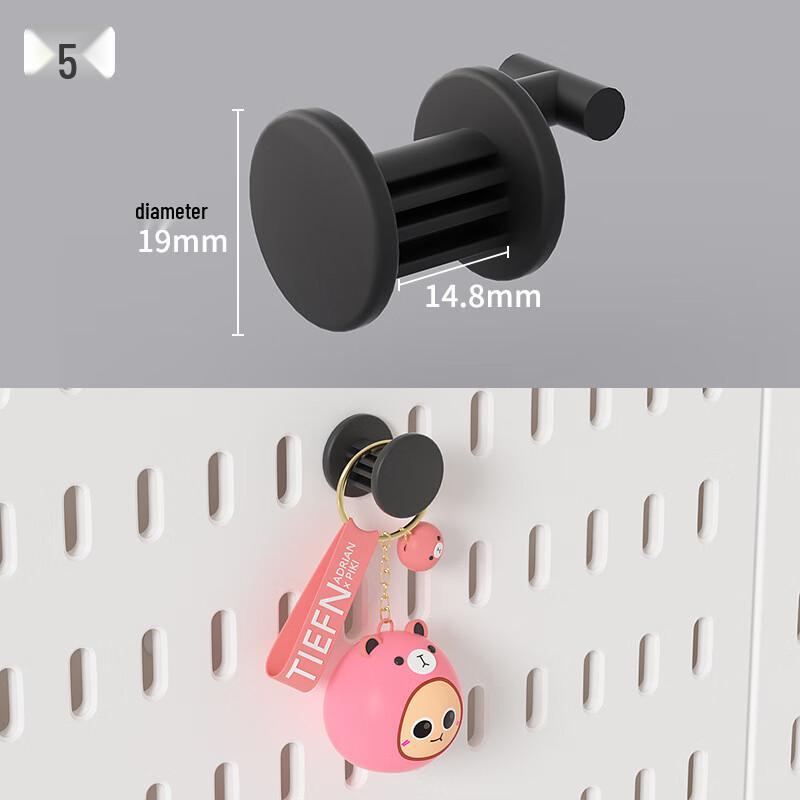 Miling DIY No-Drill Pegboard Storage System