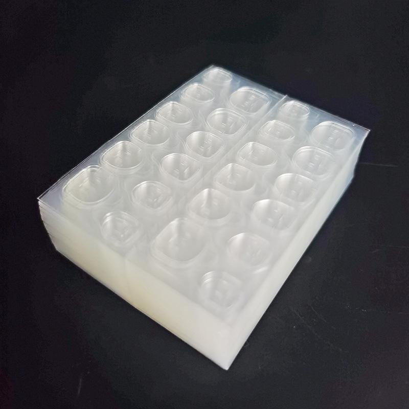 Jelly Glue Nail Sticker for Wearing Nails Double-sided High Adhesive Waterproof Removable Seamless Transparent Nail Patch