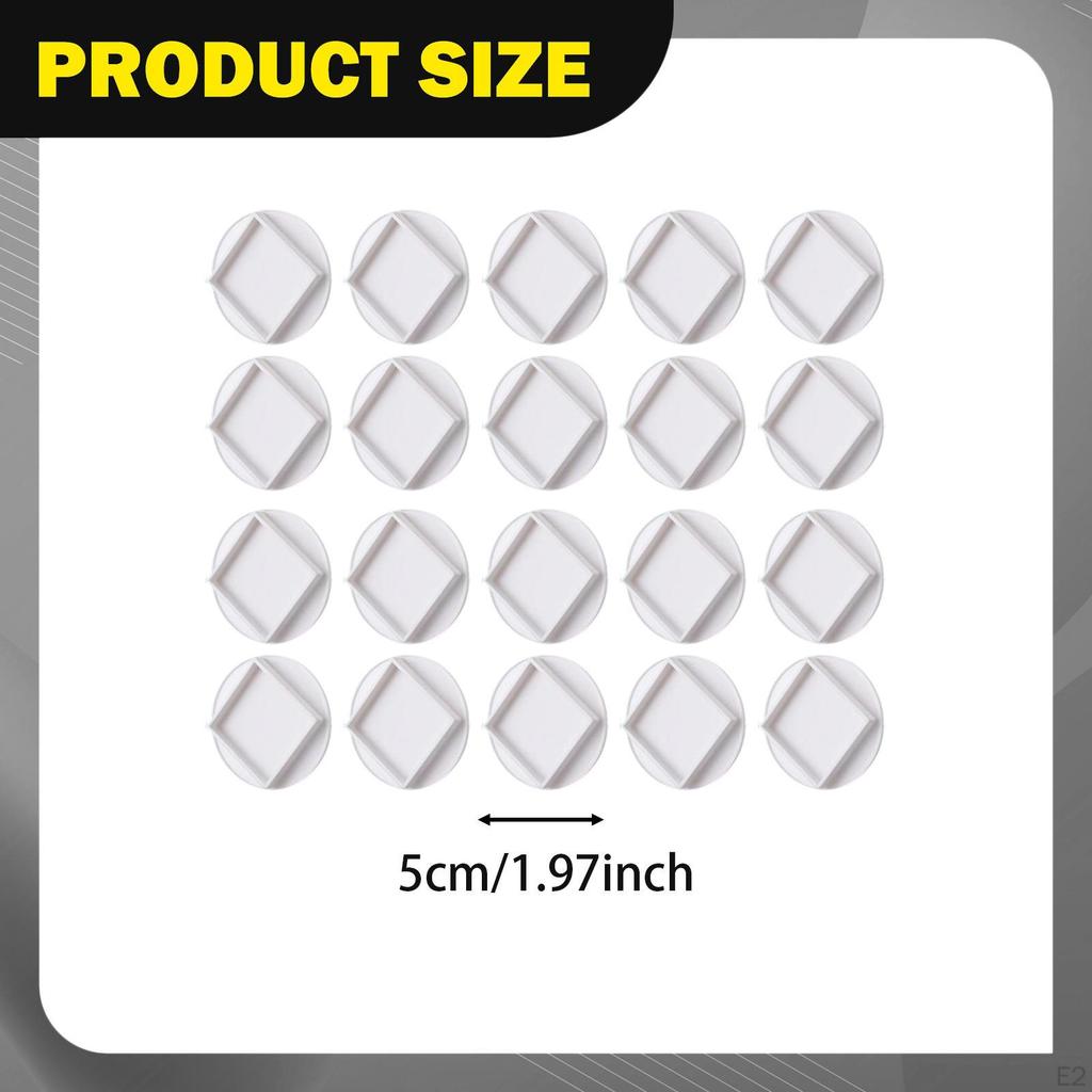 20Pcs Plant Spacer Kit Universal,Round Garden Deck Openings for Indoor Growing System