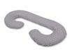 Pregnancy Pillow Type C Removable Cover Pillow for Pregnant Women, for Feeding - Black Rosette