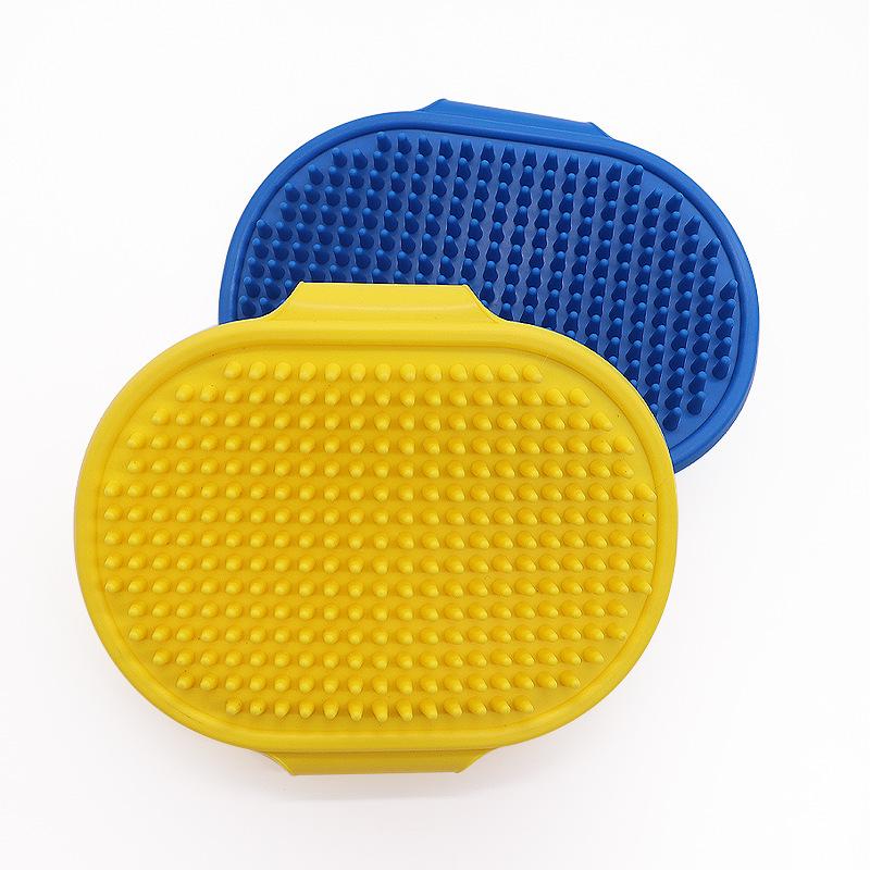 New Pet Cat And Dog Bath Brush Silicone Pet Massage Brush Short Hair Cat Bath Brush Bath Gloves Cleaning Supplies Massage Brush