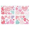 Heart-shaped Electrostatic Valentine's Day Wall & Window Stickers - 2026 Edition