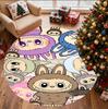 Labubu Pattern Round Rug, Indoor/Outdoor Mat, for Picnic, Gameroom, Bedroom, Office, Living Room, Home Decor Carpet, Birthday Gift