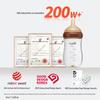 Shixi Anti-Colic Glass Baby Bottle with Breast-like Nipple