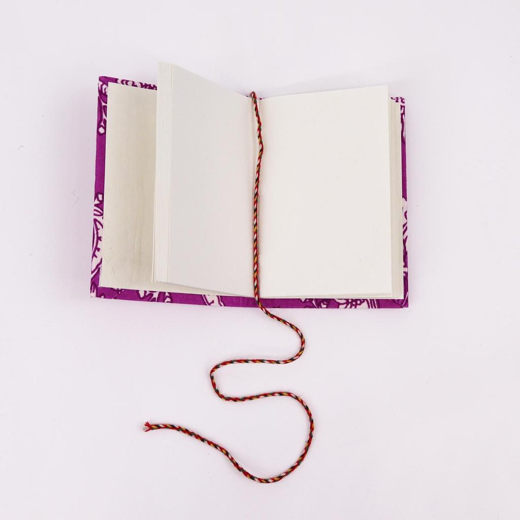 Floral Print Pocket Notebook 7x10cm