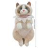 1PC Muppet cat backpack cute doll bag double shoulder plush toy for girlfriend's birthday gift