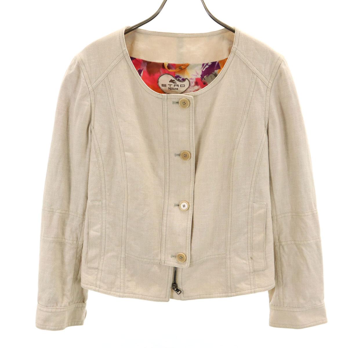 

ETRO сделано в Италии Куртка 46 бежевая Женская Б/У