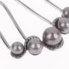 1Pcs Pearl Hair Fork Hair Clip Hairpins Metal U-Shaped Hair Sticks Combs Women Girl Hair Accessories Ornament Styling Tool