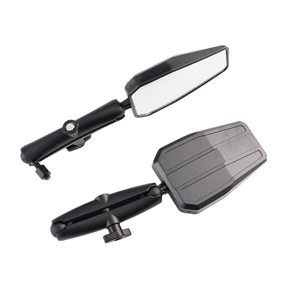 Motorcycle Foldable Rear View Mirrors 360 Degrees Ball-Type Adjustment Foldable Rearview Mirror Off-Road Motorcycle Accessories