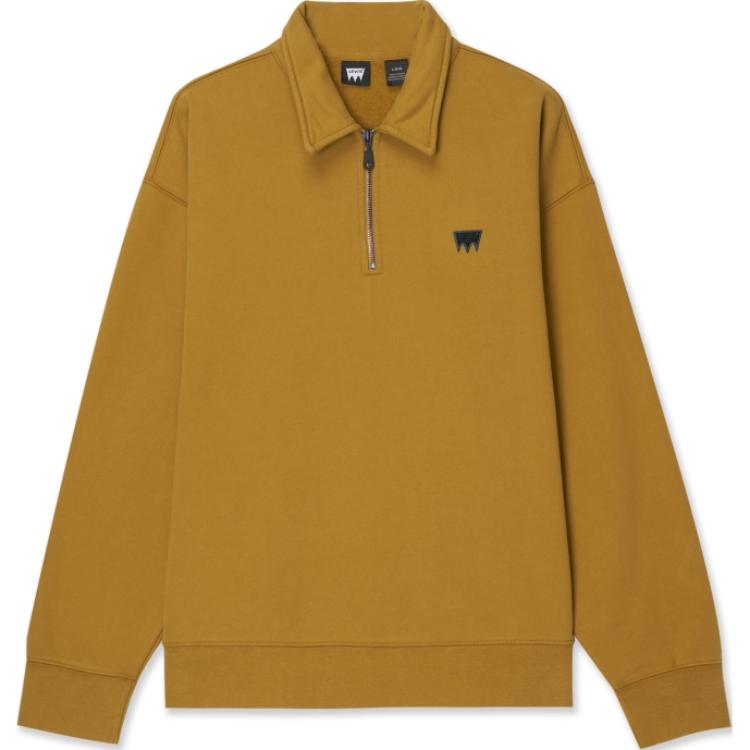 Levis Skateboarding Collection Simple Versatile Long Sleeve Hoodie Men Hoodies Beige A1012-0010