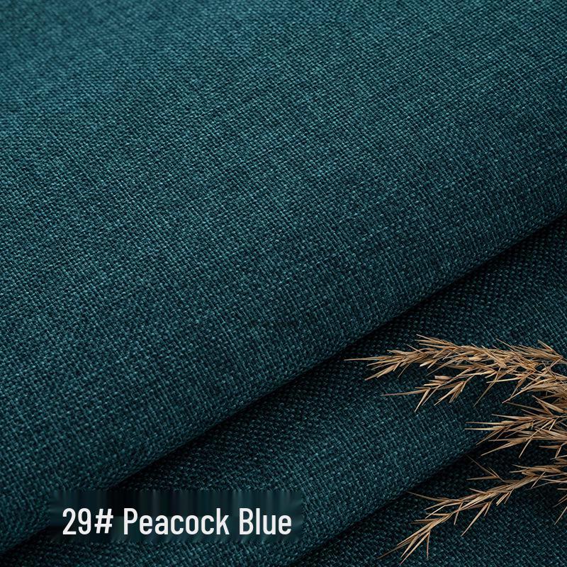 Coarse Plain Linen Fabric: Soft Upholstery, Car Seat, Chair Cushion, Tablecloth, Imitation Linen Cover