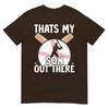 Thats My Son Out There Baseball Mom Dad Parents Graphic Tshirt
