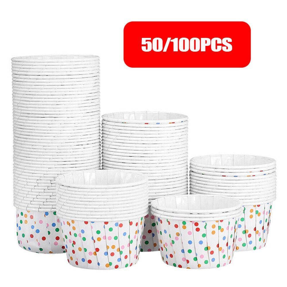 Cake Liner Cupcake Wrappers Coated Muffin Cupcake Liners Hot Cupcake Paper Cups  Home & Kitchen