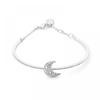 Swarovski 5666175 Sublima Luna Mond Armreif, mittelgroß