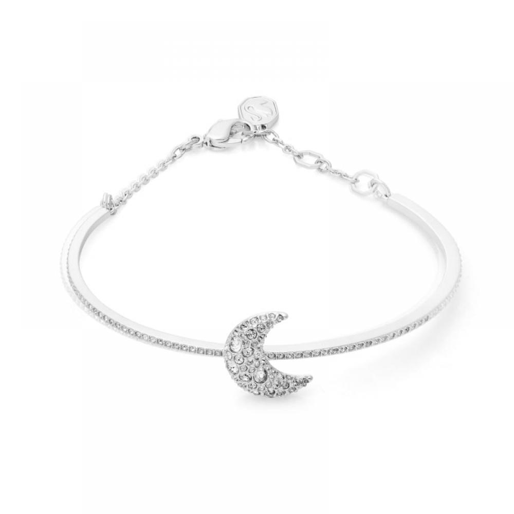 Swarovski 5666175 Sublima Luna Mond Armreif, mittelgroß
