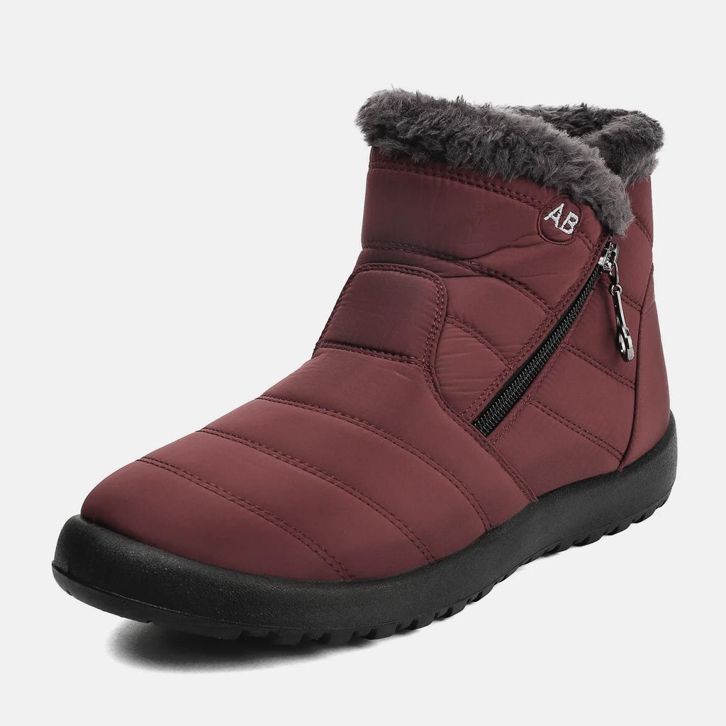 Snow Women Boots Comfortable Women'S Boots Waterproof Women Shoes Zipper Shoes Woman Soft Fur Women'S Winter Boots Botas Mujer