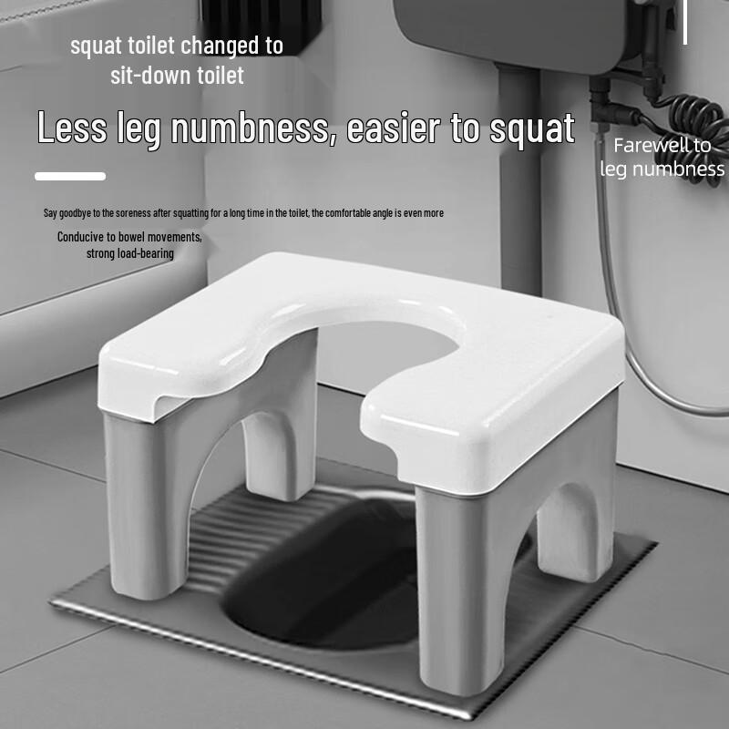 HOUYA Squat Toilet Converter Commode Chair