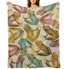 Vintage Frogs Throw Blanket Sofas Thins Heavy warm for winter Blankets
