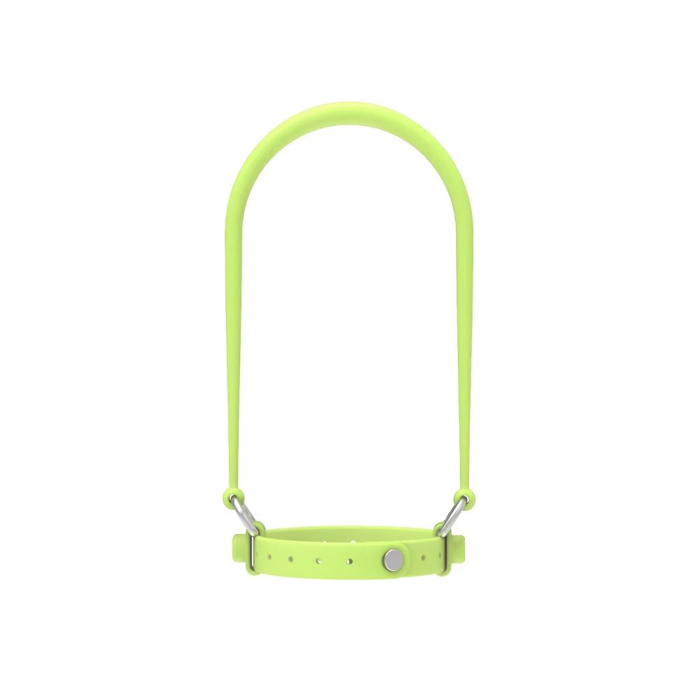 Silicone Water Bottle Handle Solid Color with Adjustable Strap Drink Carrier Strap Reusable Water Bottle Sling