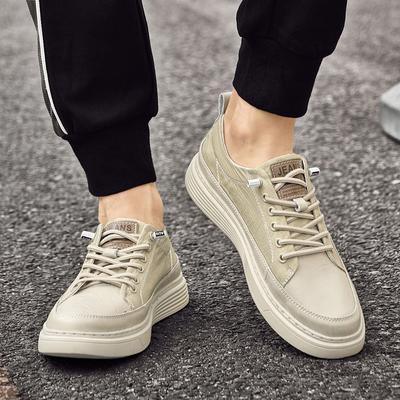 Modne męskie sneakersy z prawdziwej skóry Gorąca wyprzedaż Męskie obuwie codzienne Wysokiej jakości Męskie wygodne buty do chodzenia Sznurowane buty skate Męskie