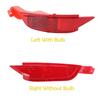 Car Rear Bumper Reflector Light Fog Lamp Assembly For Ford Fiesta MK7 Hatchback 2008 2009 2010 2011 2012 Replacement Accessories