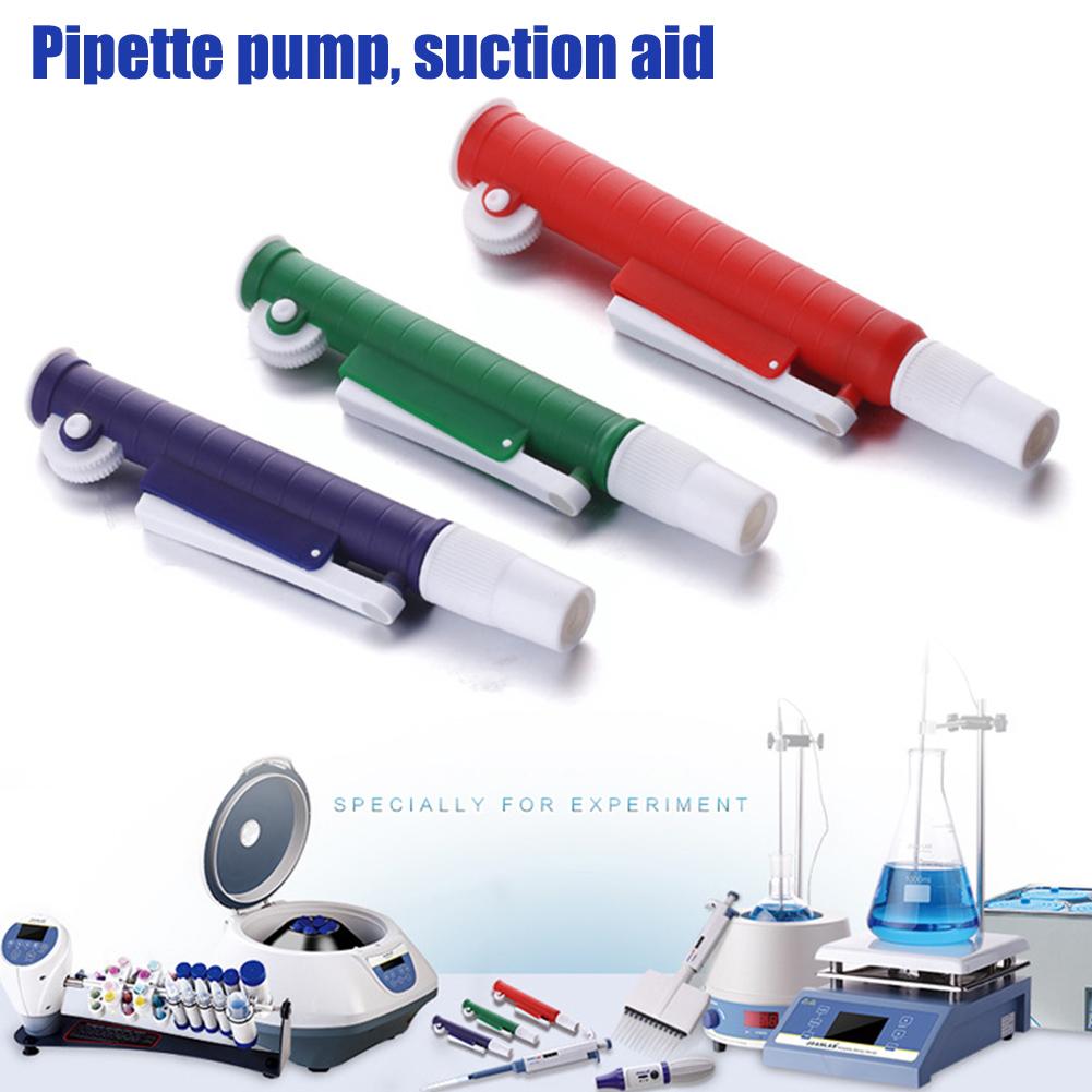 

NATICY Pipettor Single Channel Volume Micro Pipettes Lab Transfer Pipettes for Lab 10ml 25ml Fast Release Manual Pipette Pump 10ml