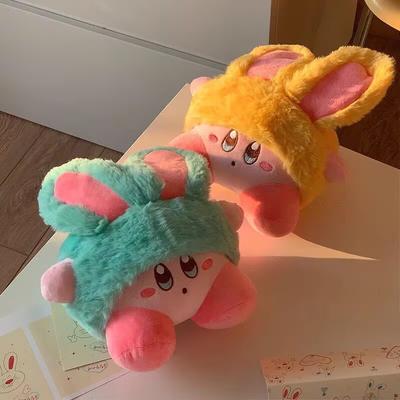 Anime Nintendo hra panenka králičí ucho hvězda Kirby dětské hřiště panenka chytací automat plyšová hračka