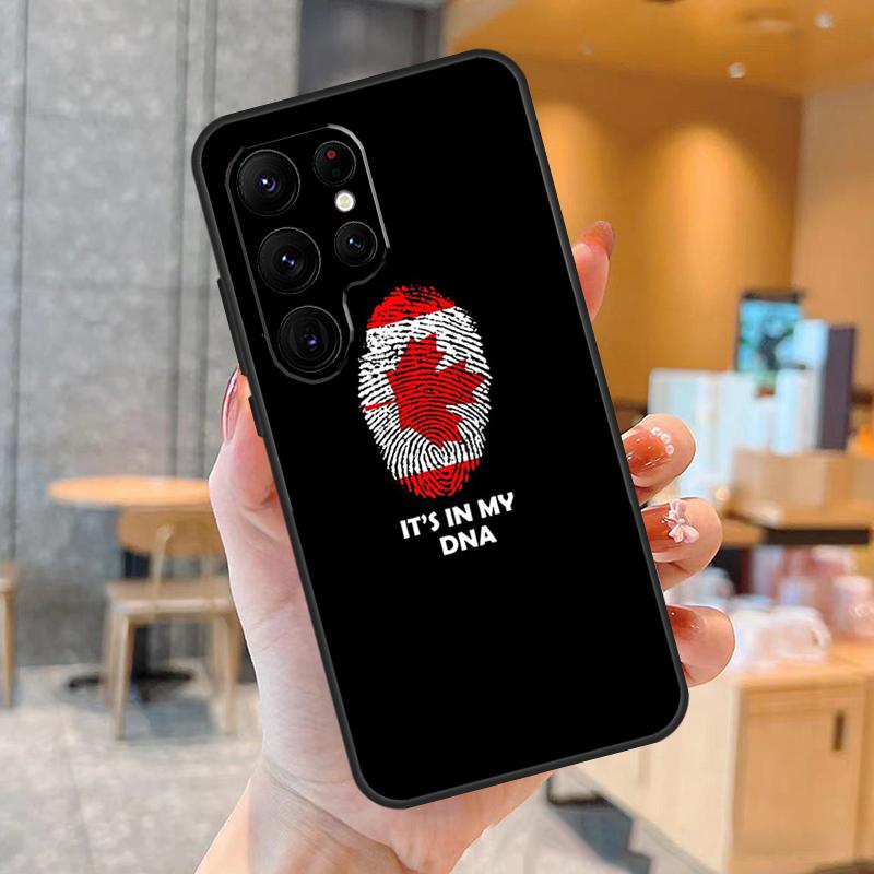 Canada Canadian Flag Phone Case For Samsung Galaxy S25 S24 S23 S22 S20 S21 Ultra S9 S10 Plus S25 FE Back Cover