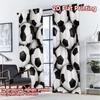 2D FLAT PRINTING 2pcs Curtains (Without Rod) Many Soccer Balls Popular Light Filtering Curtains Semi-Sheer Curtains Easter