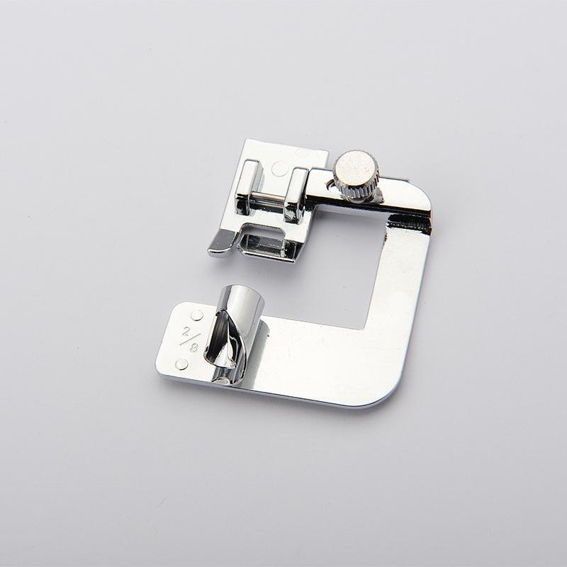 Multi-Function Presser Foot for Household Sewing Machines - Includes Hemming and Curling Accessories