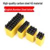 Industrial Grade Steel Stamps: English Letters, Symbols, Number Punch Dies