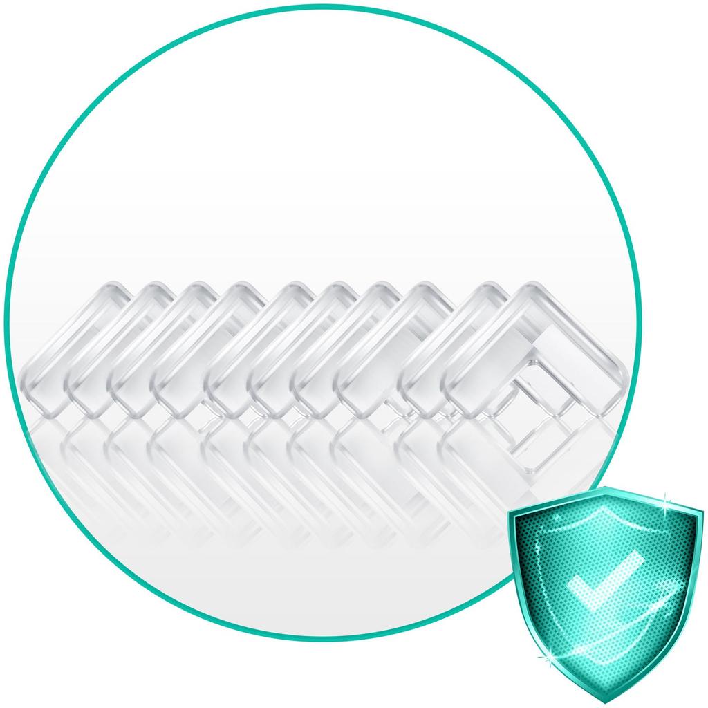 Ricokids 798400 Corner Protectors 10 Pcs Transparent