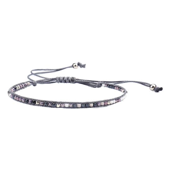 

Летний пляжный богемный бисерный восковая веревка ручной работы тканый браслет женские украшения