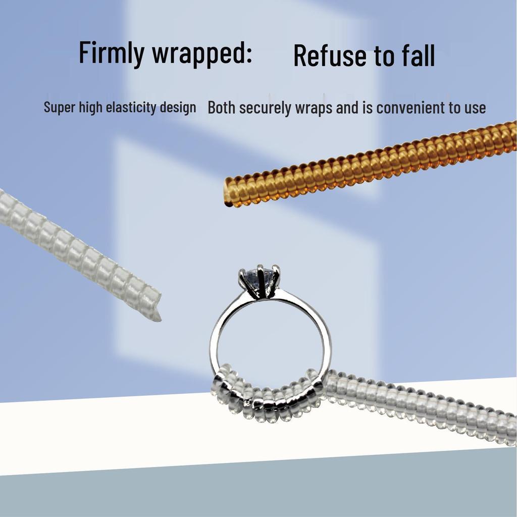 Eco-Friendly Transparent Ring Size Adjuster Sleeve