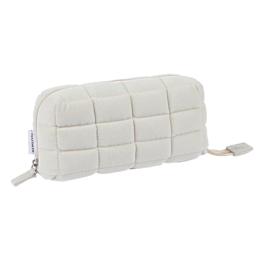 

Милый пенал плюшевая подушка формы сумки для хранения большая вместимость стеганый органайзер для канцелярских товаров многофункциональная простая косметичка