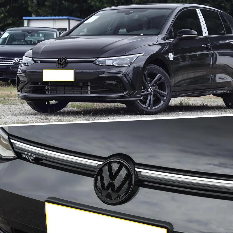 2026 Chaud Pour VOLKSWAGEN VW 2 Pièces VW Golf 7.5 ABS Couvercle de Logo de Voiture Badge de Calandre Avant Autocollant d'Emblème de Coffre Arrière Accessoires Pour Volk