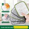 Double-Layer Thick Steel Wire Cotton Dishcloth: Non-Stick, Durable Dishwashing Towel for Efficient Scrubbing