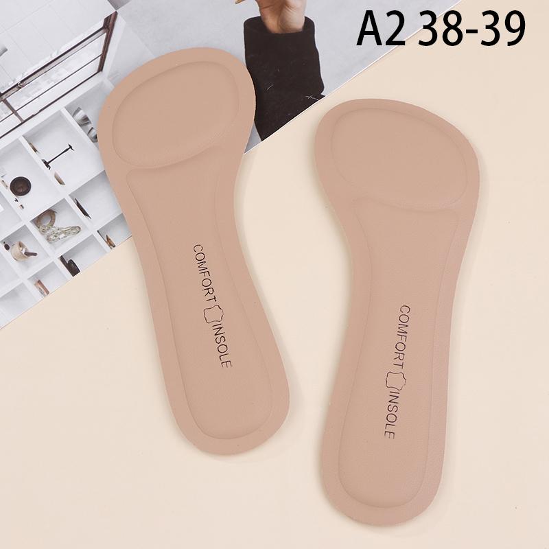Sandals Insoles Self-Adhesive Non-Slip Women Shoes Pads Breathable High-Heeled Shoe Soft Cushion Sole Stickers Orthotics Inserts