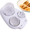 Manual Egg Cutter White Fruit Cutter Egg Cutting Tool Egg Slicer  Salad