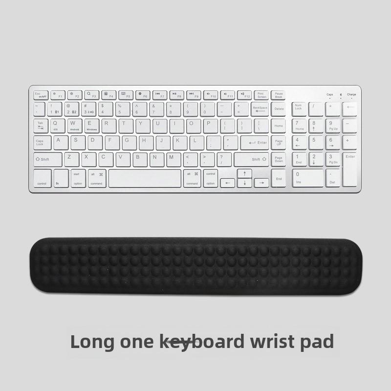 High-Value Silicone Memory Foam Wrist Pad - Non-Slip Cloud Girl Design for Office Mouse Use