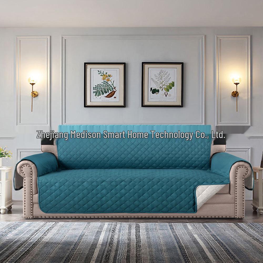 Universeller wasserdichter elastischer Haustier-Sofabezug mit rutschfestem Diamantgitter-Design
