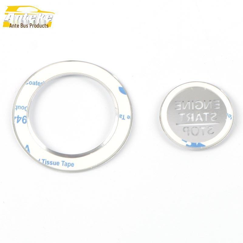 Compatible with 21 Models: One-Key Start Button Stickers & Sequins for Car Accessories