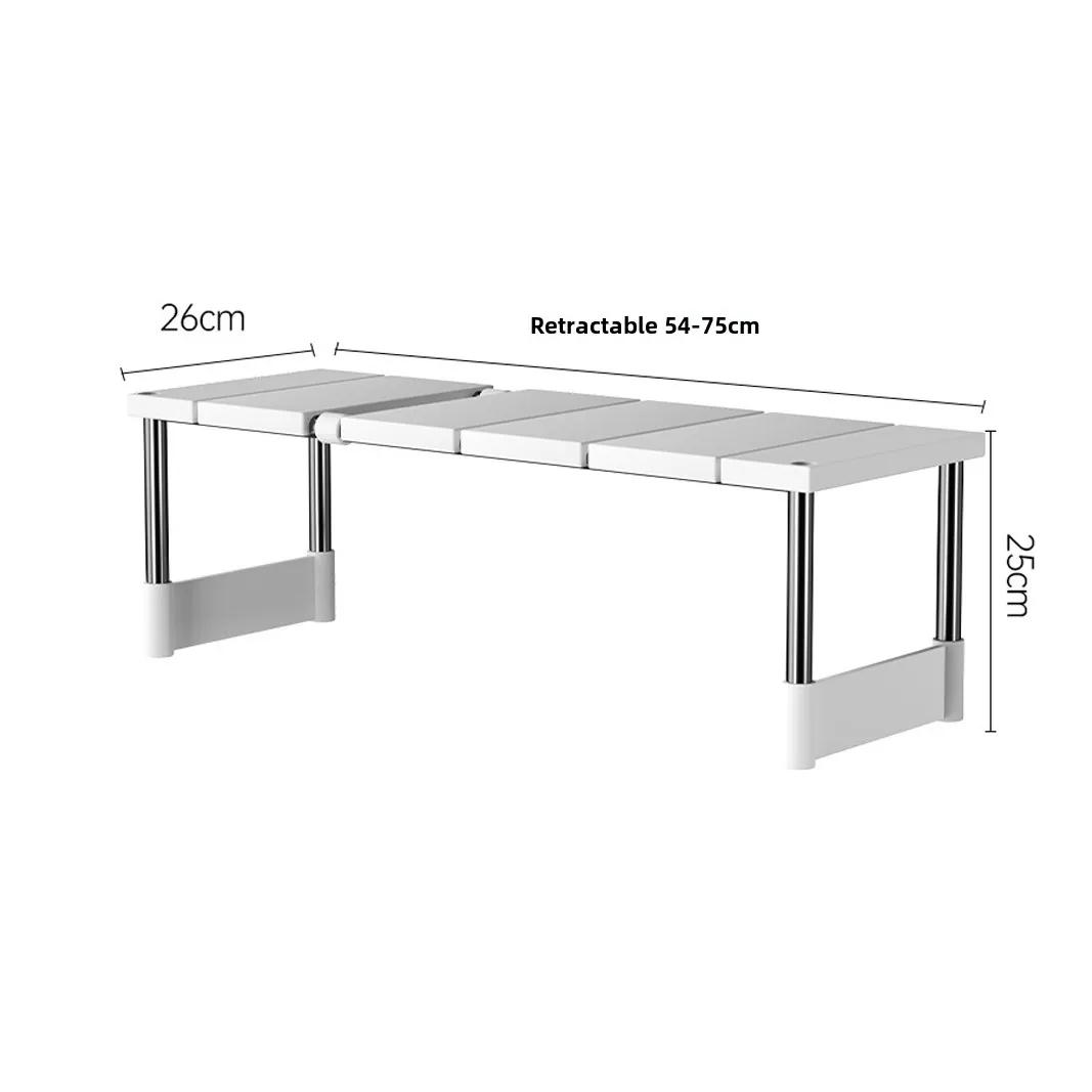 

Выдвижная полка для хранения под раковиной для кухни, многоуровневая полка для кухонного шкафа, многофункциональная полка для кастрюль, полка для хранения