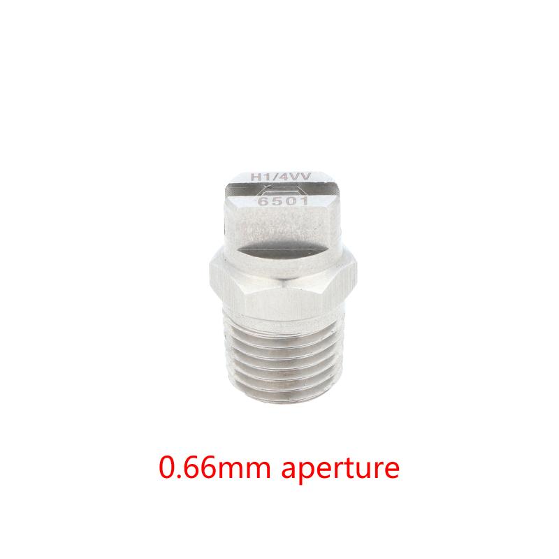 Easy to Install 1/8" 1/4" HVV/HU 304 Stainless Steel Flat Fan Spray Nozzle for Industrial Cleaning Projects
