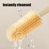 5-In-1 Multi-functional Cup Cleaning Brush Cartoon Boot Long Handle Silicone Brush Baby Bottle Cup