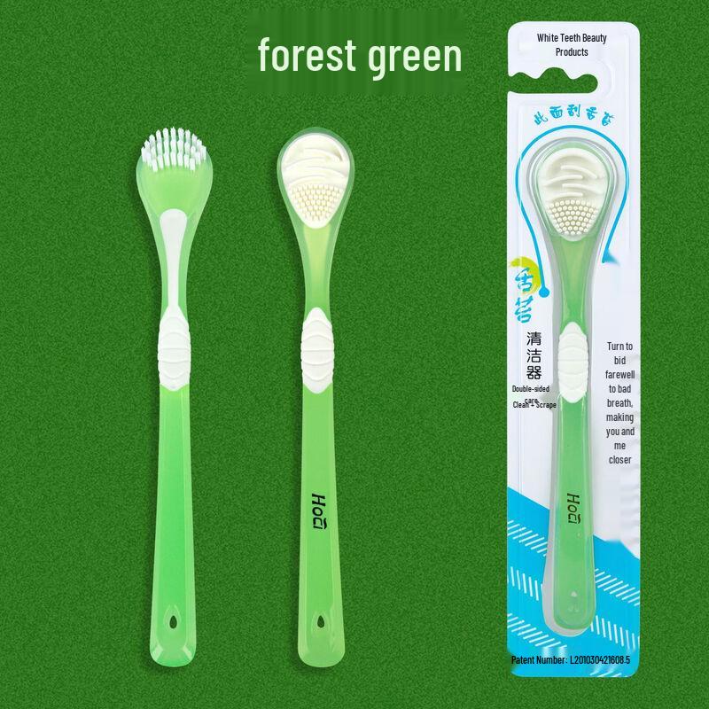 Dual-Use Tongue Scraper and Cleaner