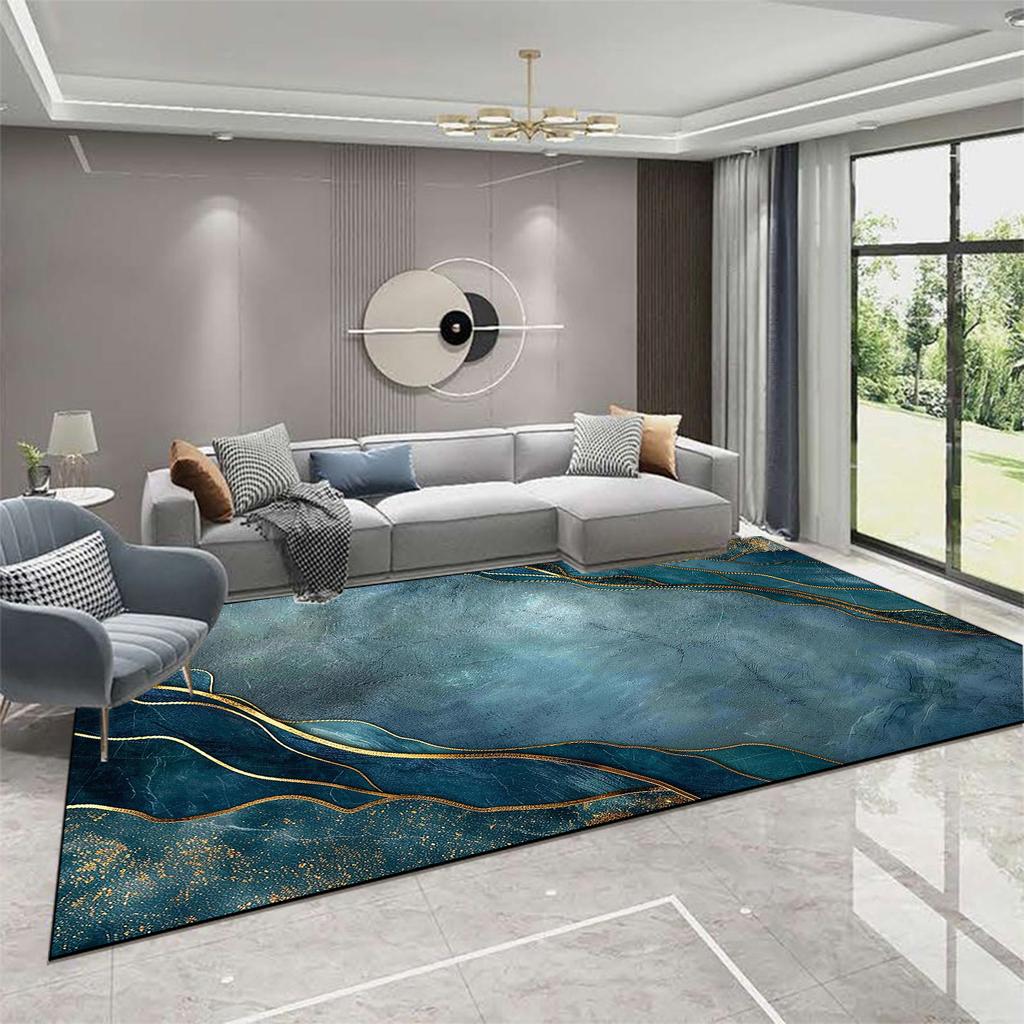 Abstract Style Living Room Carpet Large Area Rugs for Bedroom Decoration Home European Tatami Mat Non-slip Washable Customizable