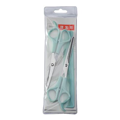 Haushalts-Friseurschere Ausdünnschere Haar Friseurschere Flachzahnschere Kamm 3-teiliges Set Haarstyling-Werkzeuge